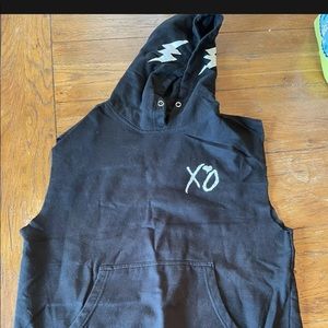 The Weeknd starboy tour cut off hoodie